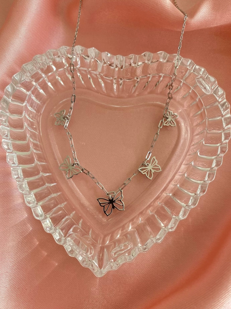 The 'Butterfly' Necklace - Silver 925