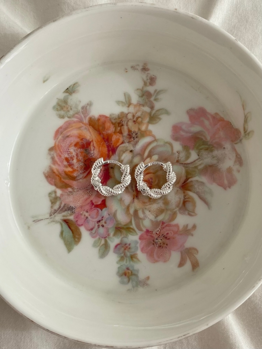 'Betty' Mini Hoops - Silver 925