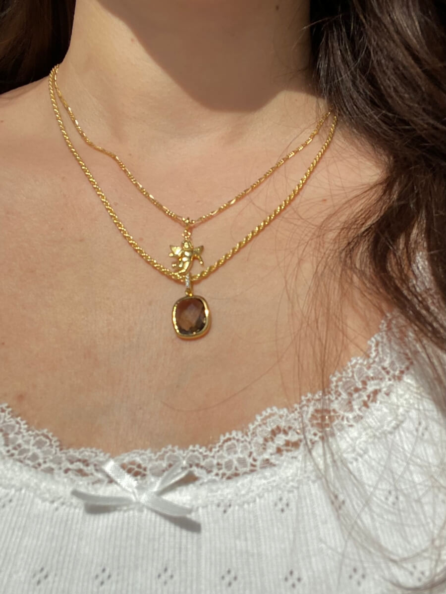 The 'Smoky Quartz' Necklace