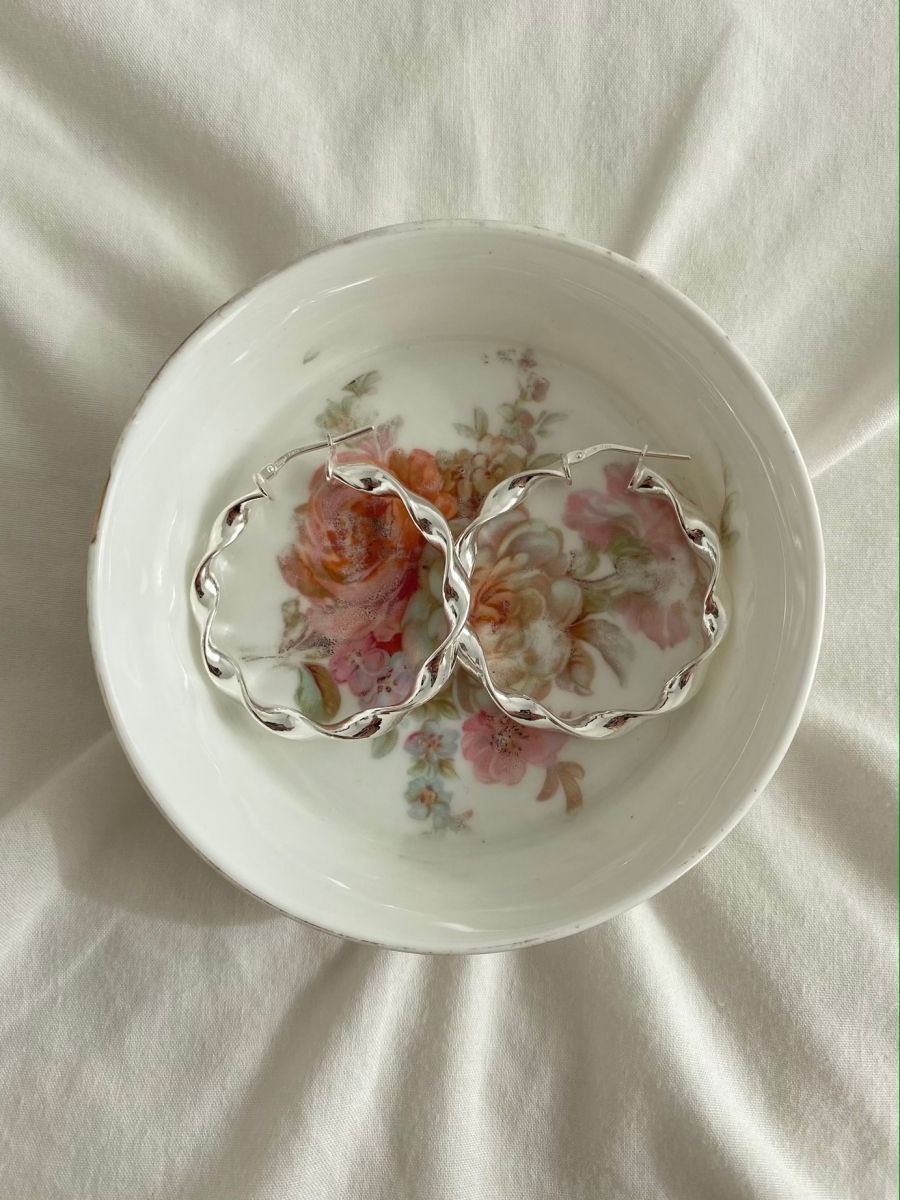 'Margaret' Hoops - Silver 925