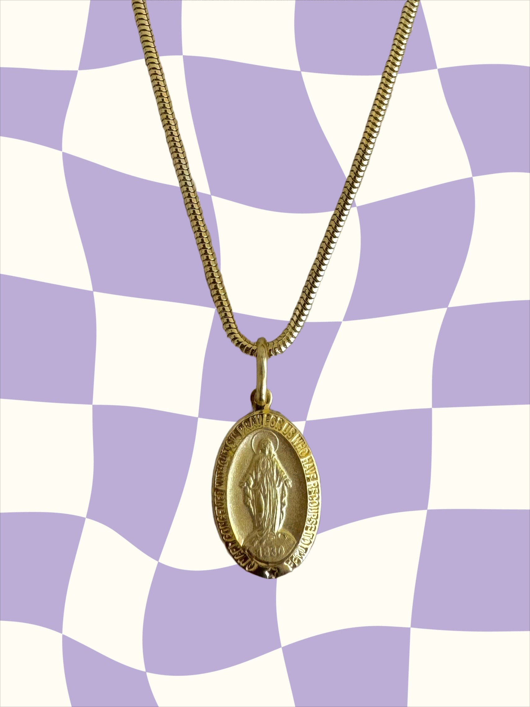 'Stay Blessed' Mini Necklace