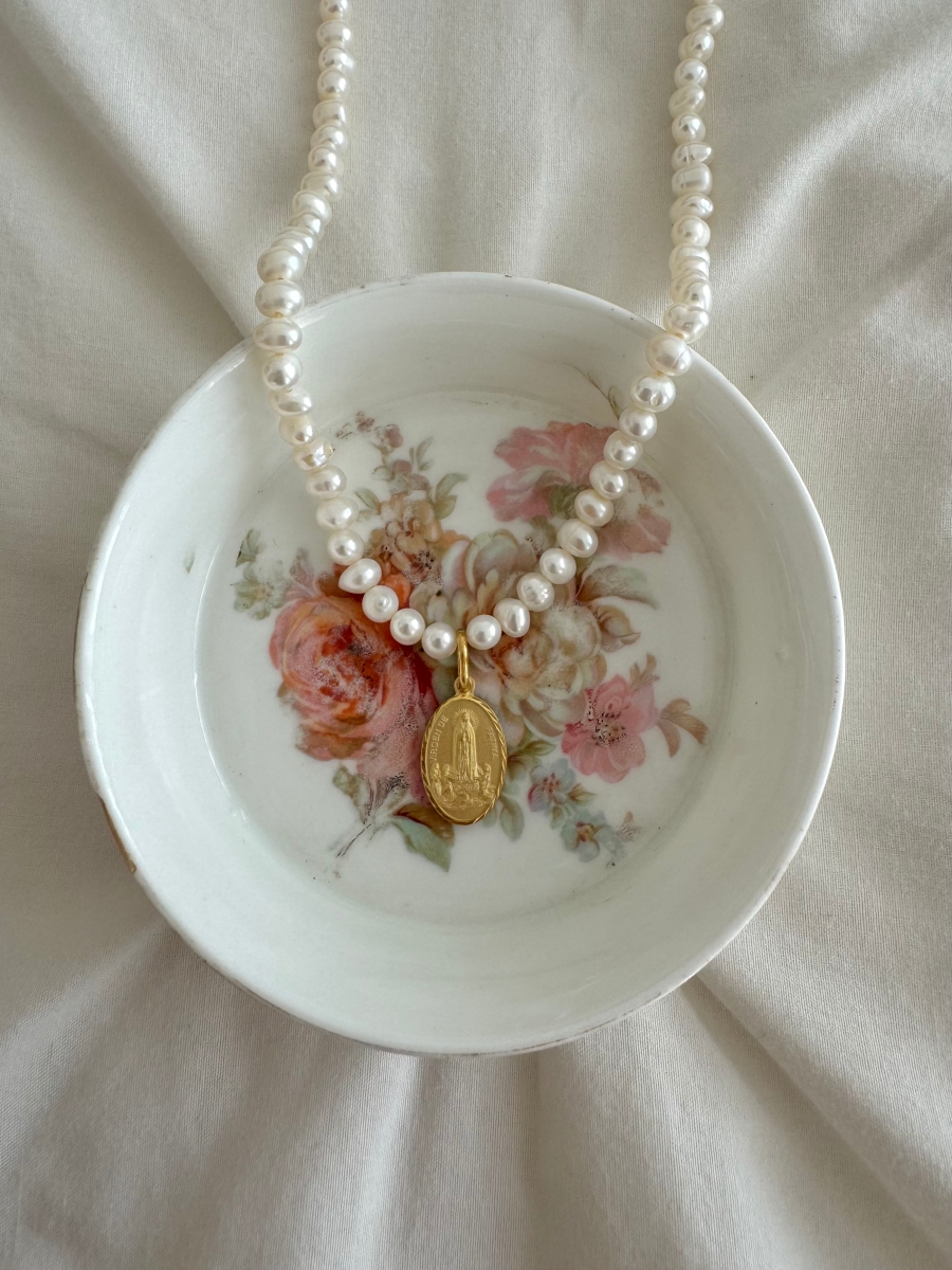 'Fátima On Sweet Water Pearl' Necklace